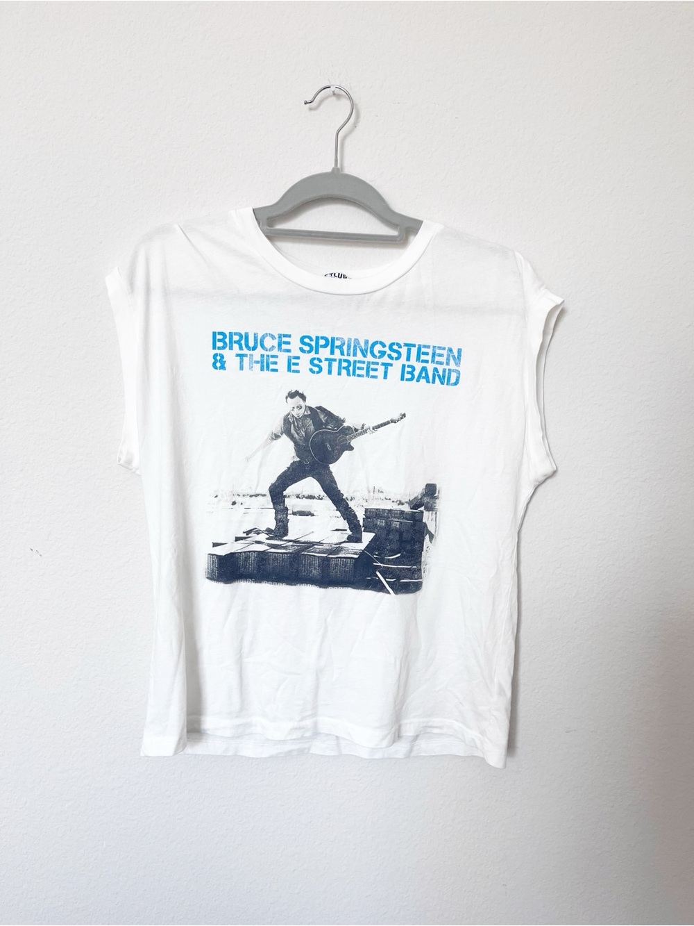 LetLuv Anthropologie Bruce Springsteen Graphic Tee Size S